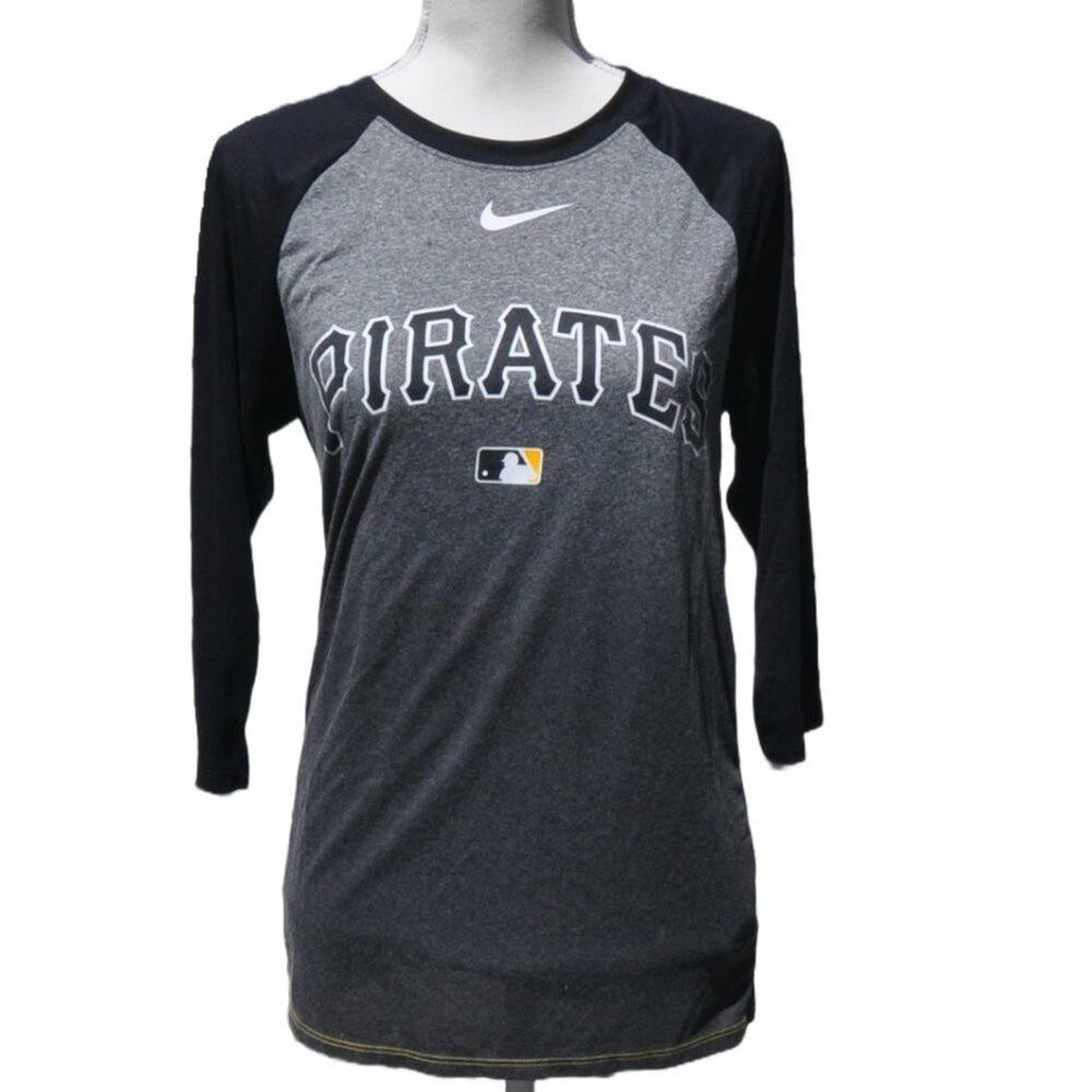 Vintage Pittsburgh Pirates Nike Dri-Fit Men's 3/4 Sleeve Baseball Shirt SZ S